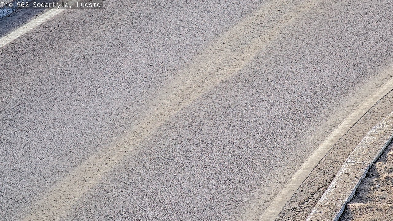 Weather Camera Image Väg 962 Sodankylä, Luosto, Sodankylä, Lappi