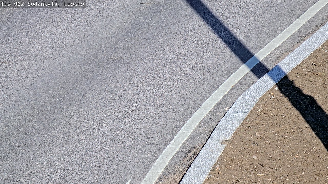 Weather Camera Image Väg 962 Sodankylä, Luosto, Sodankylä, Lappi