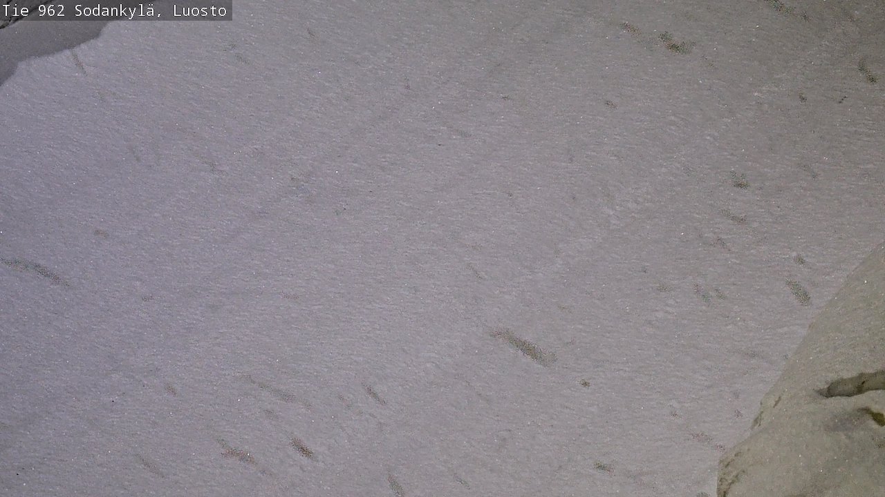 Weather Camera Image Väg 962 Sodankylä, Luosto, Sodankylä, Lappi