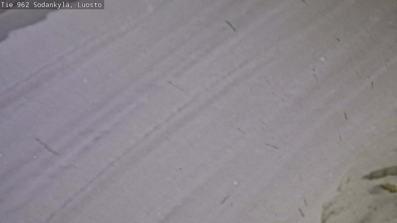 Weather Camera Image Väg 962 Sodankylä, Luosto, Sodankylä, Lappi