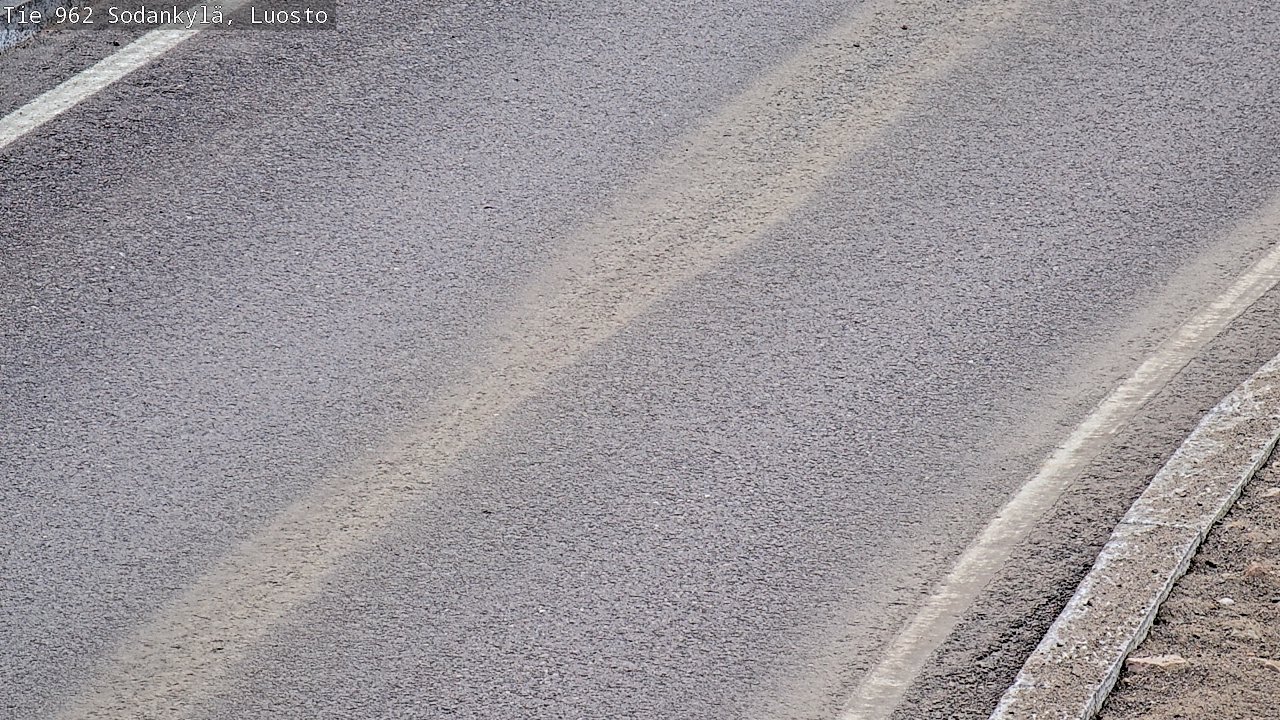 Weather Camera Image Väg 962 Sodankylä, Luosto, Sodankylä, Lappi
