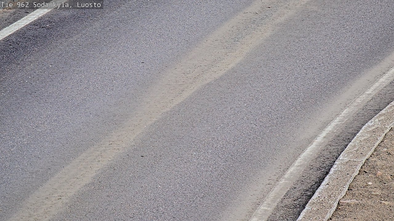 Weather Camera Image Väg 962 Sodankylä, Luosto, Sodankylä, Lappi
