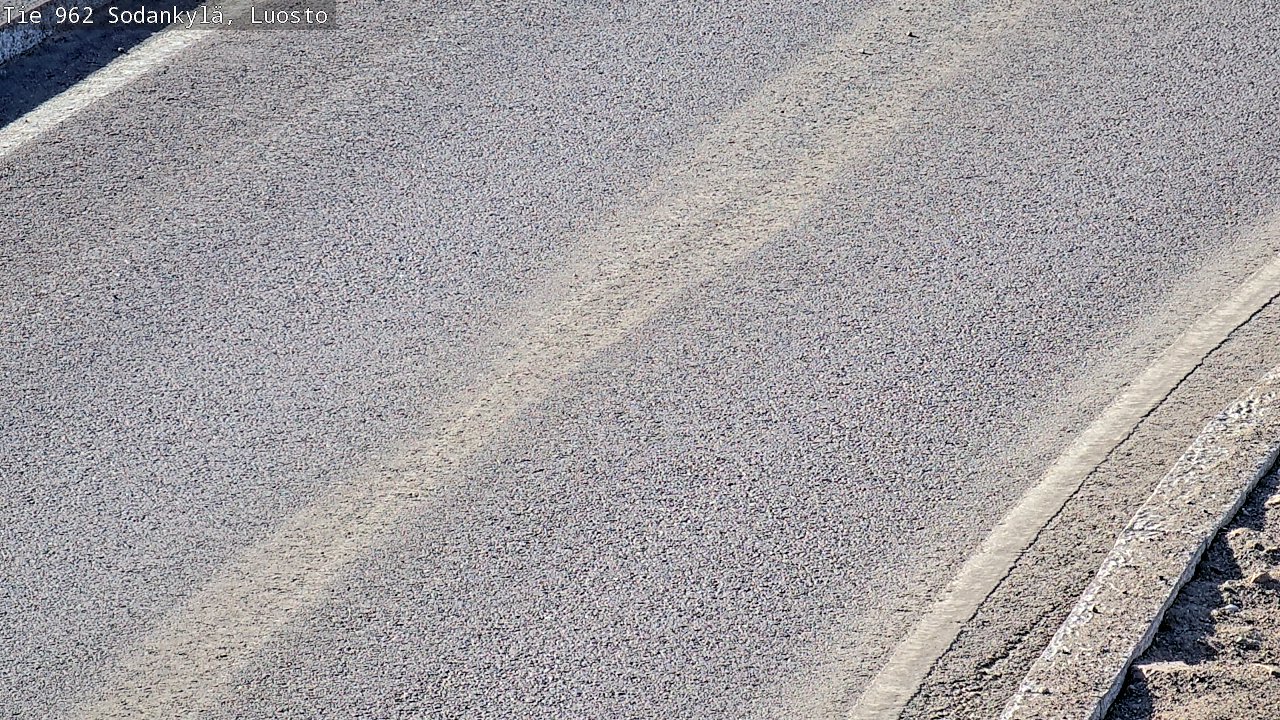 Weather Camera Image Väg 962 Sodankylä, Luosto, Sodankylä, Lappi