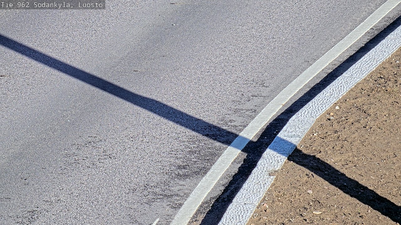 Weather Camera Image Väg 962 Sodankylä, Luosto, Sodankylä, Lappi
