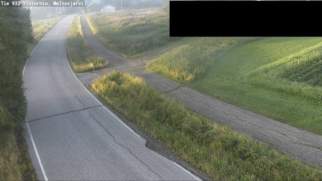 Weather Camera Image Väg 932 Övertorneå, Meltosjä, Ylitornio, Lappi