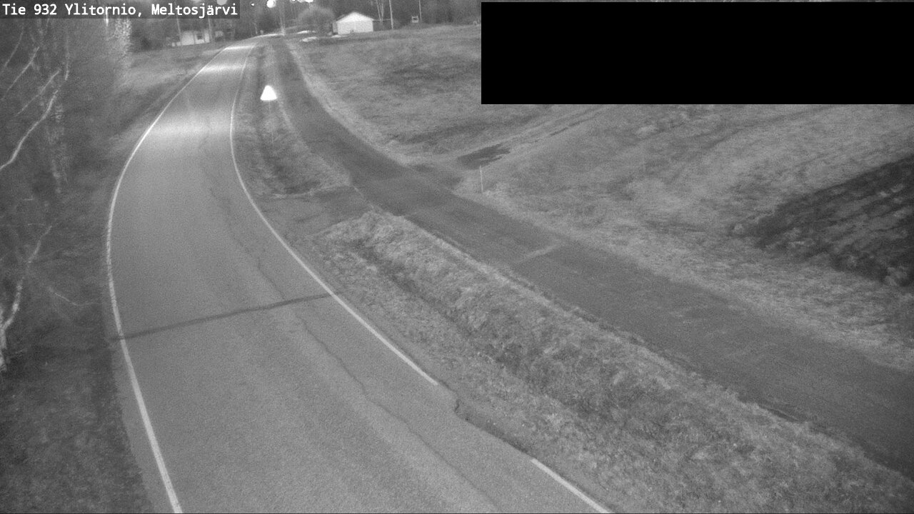 Weather Camera Image Road 932 Ylitornio, Meltosjärv, Ylitornio, Lappi