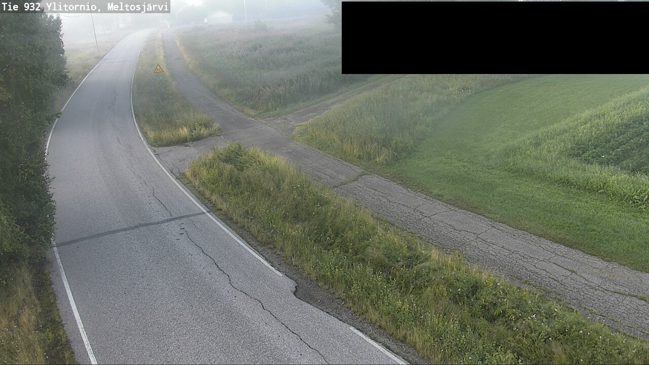 Weather Camera Image Väg 932 Övertorneå, Meltosjä, Ylitornio, Lappi