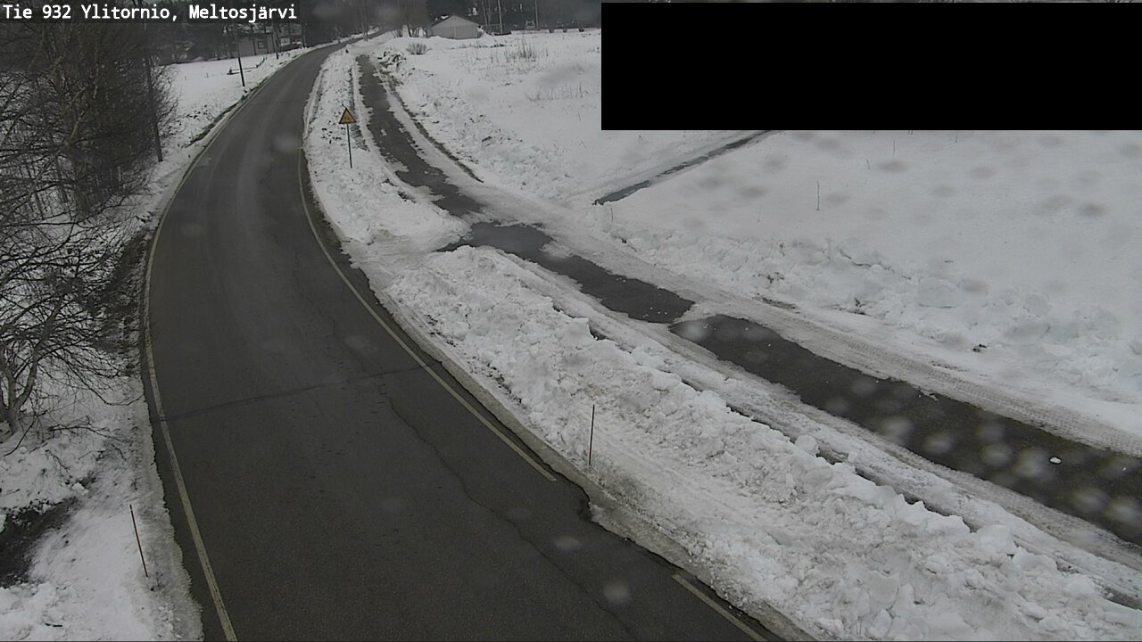 Weather Camera Image Road 932 Ylitornio, Meltosjärv, Ylitornio, Lappi