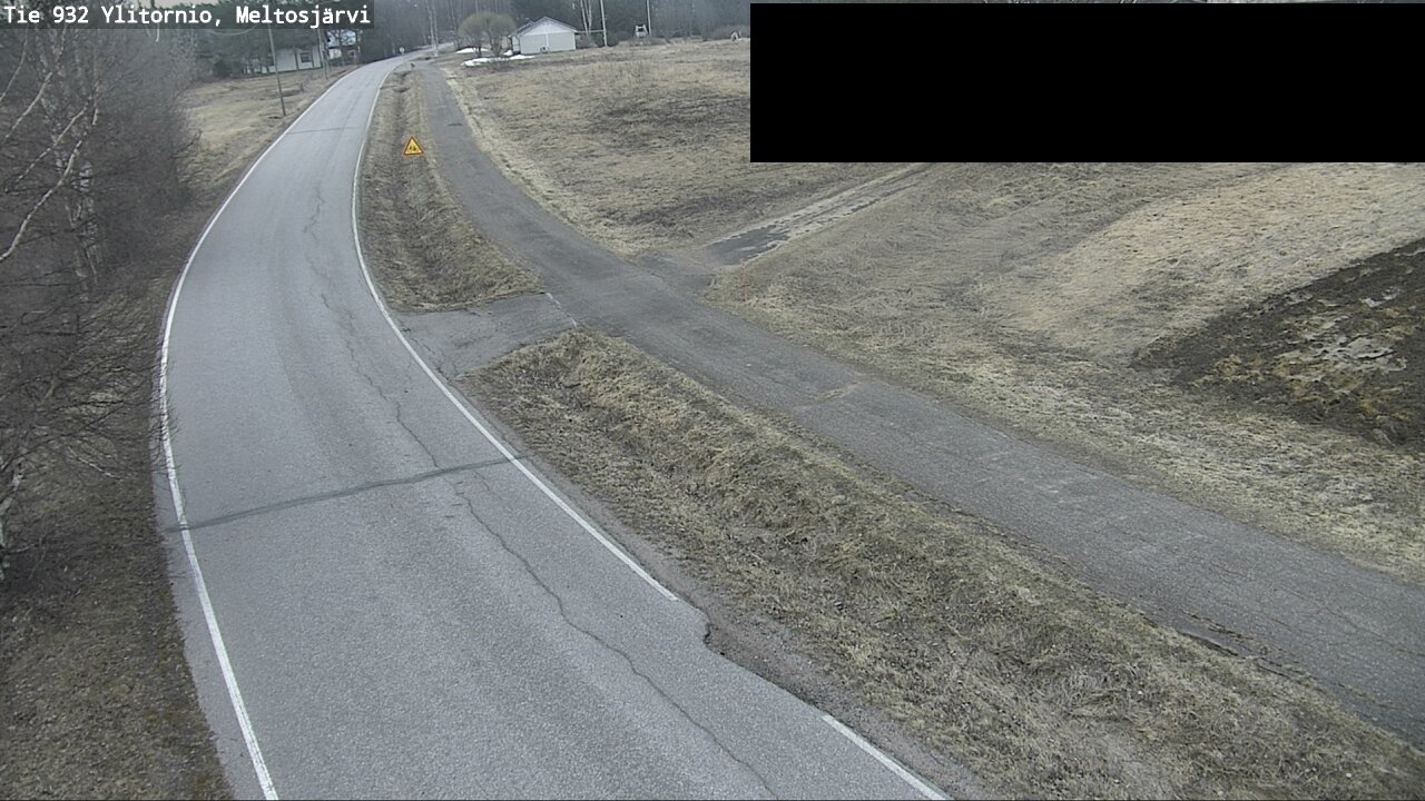 Weather Camera Image Väg 932 Övertorneå, Meltosjä, Ylitornio, Lappi