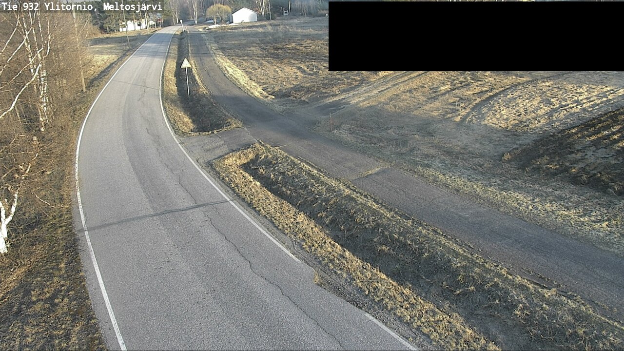 Weather Camera Image Road 932 Ylitornio, Meltosjärv, Ylitornio, Lappi