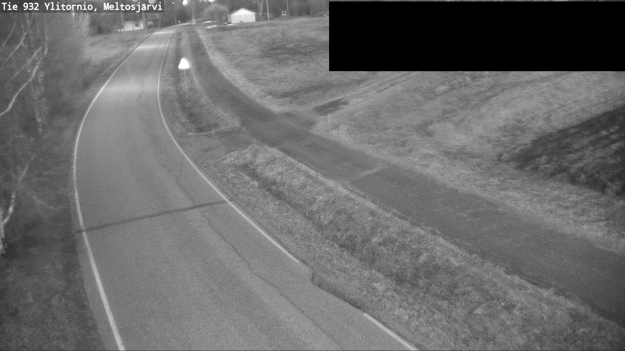 Weather Camera Image Road 932 Ylitornio, Meltosjärv, Ylitornio, Lappi