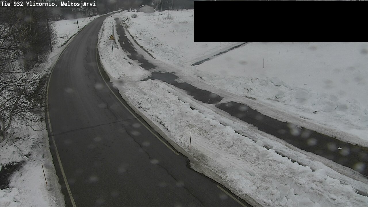 Weather Camera Image Road 932 Ylitornio, Meltosjärv, Ylitornio, Lappi