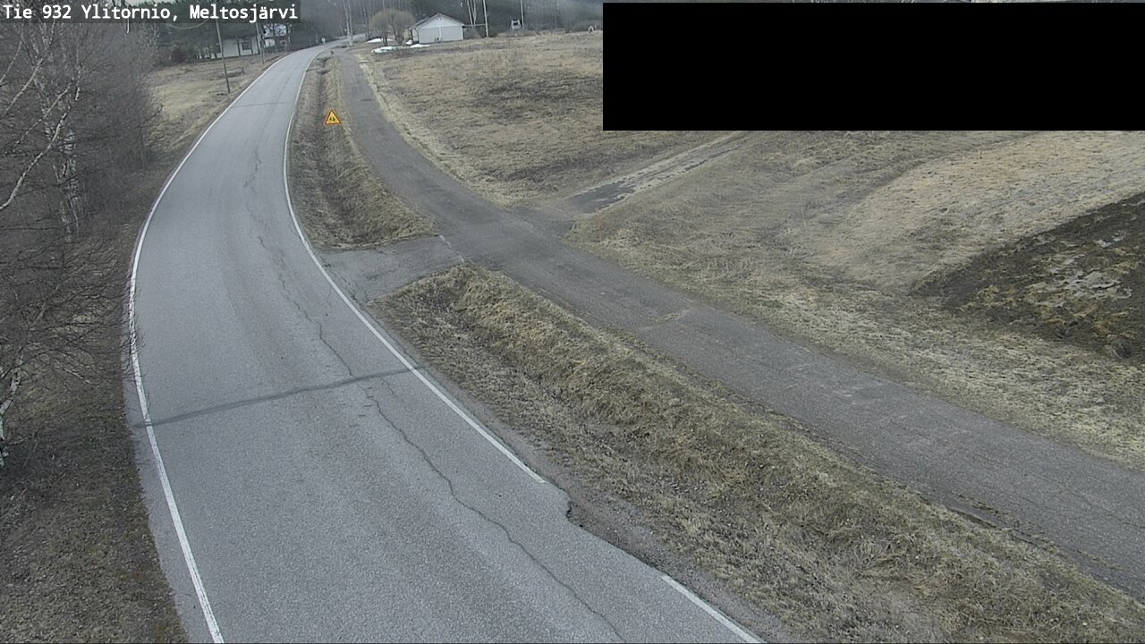Weather Camera Image Väg 932 Övertorneå, Meltosjä, Ylitornio, Lappi