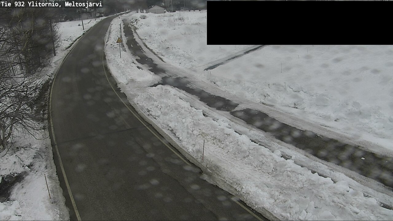 Weather Camera Image Road 932 Ylitornio, Meltosjärv, Ylitornio, Lappi