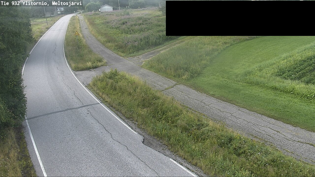 Weather Camera Image Väg 932 Övertorneå, Meltosjä, Ylitornio, Lappi