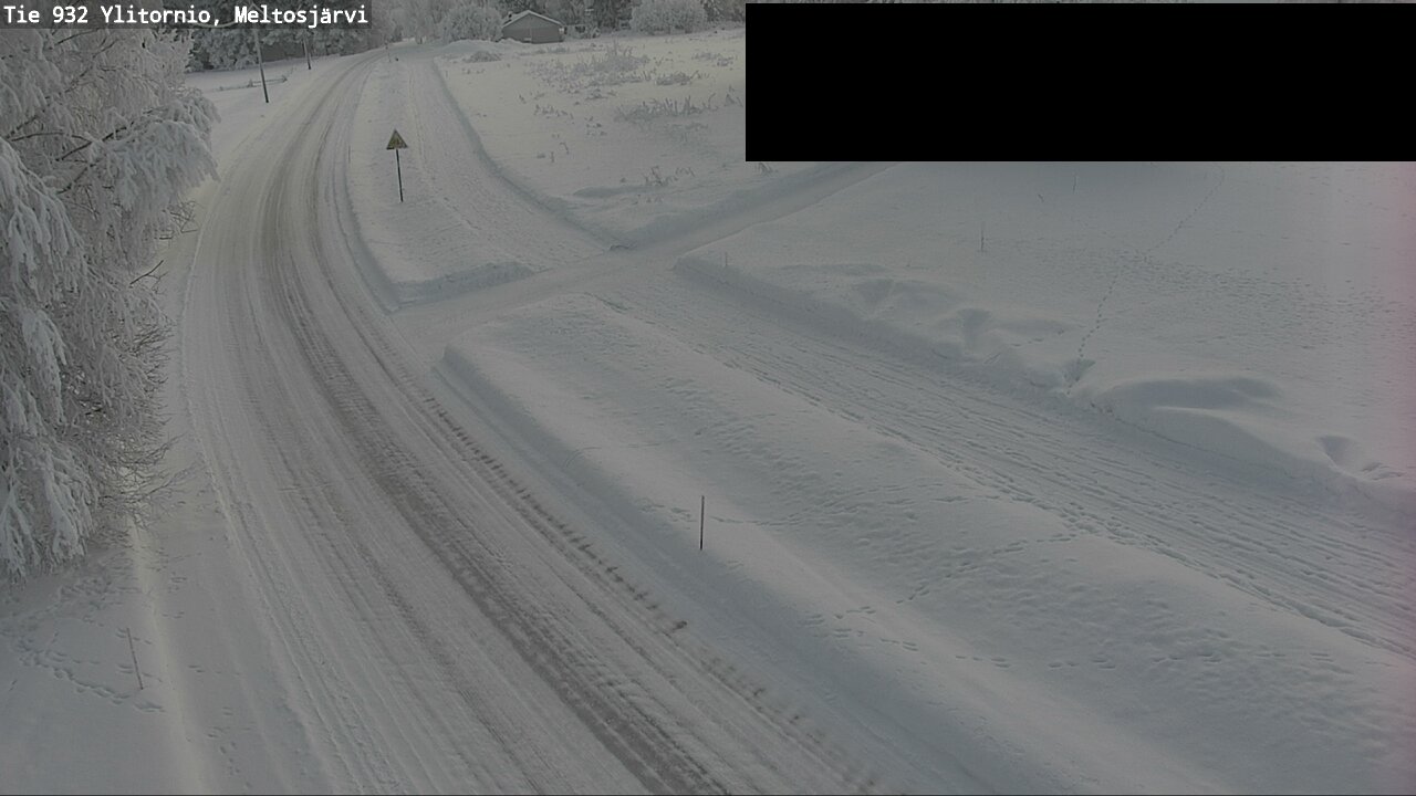 Weather Camera Image Road 932 Ylitornio, Meltosjärv, Ylitornio, Lappi
