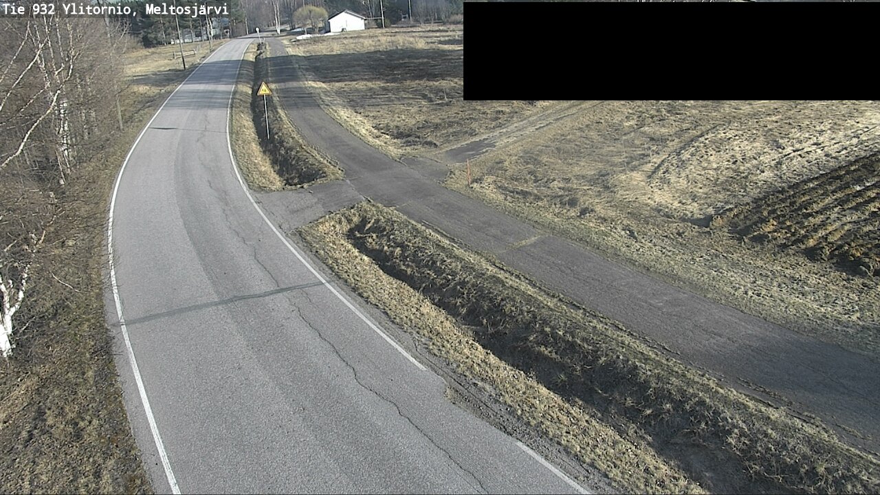 Weather Camera Image Road 932 Ylitornio, Meltosjärv, Ylitornio, Lappi
