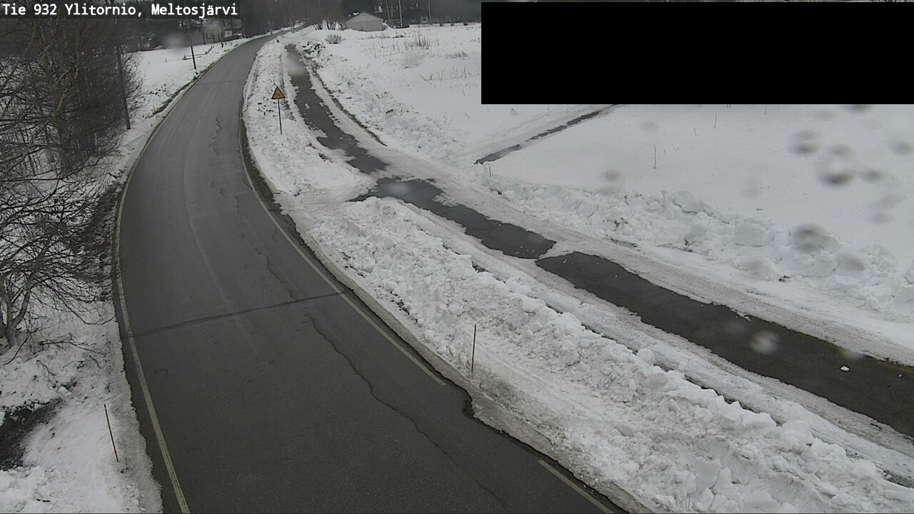 Weather Camera Image Road 932 Ylitornio, Meltosjärv, Ylitornio, Lappi