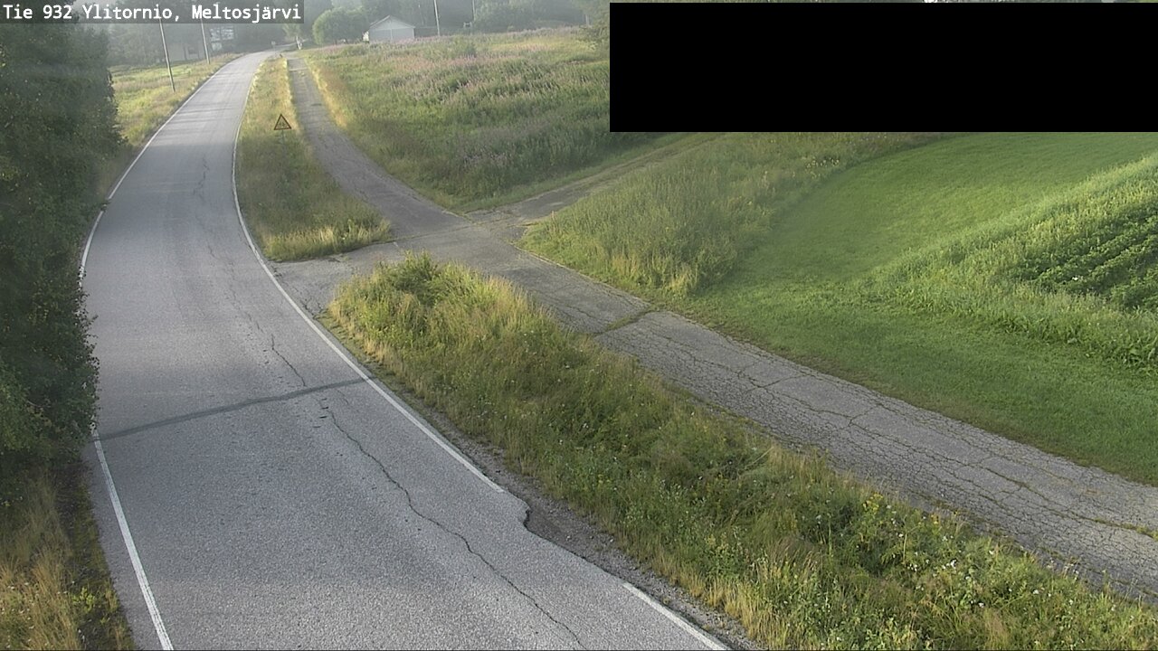 Weather Camera Image Väg 932 Övertorneå, Meltosjä, Ylitornio, Lappi
