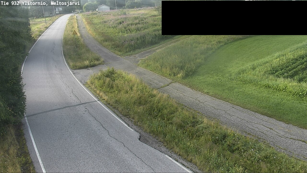 Weather Camera Image Väg 932 Övertorneå, Meltosjä, Ylitornio, Lappi