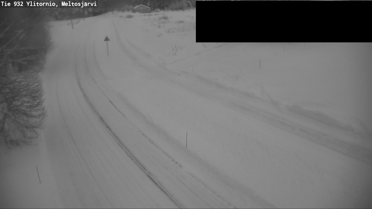 Weather Camera Image Väg 932 Övertorneå, Meltosjä, Ylitornio, Lappi