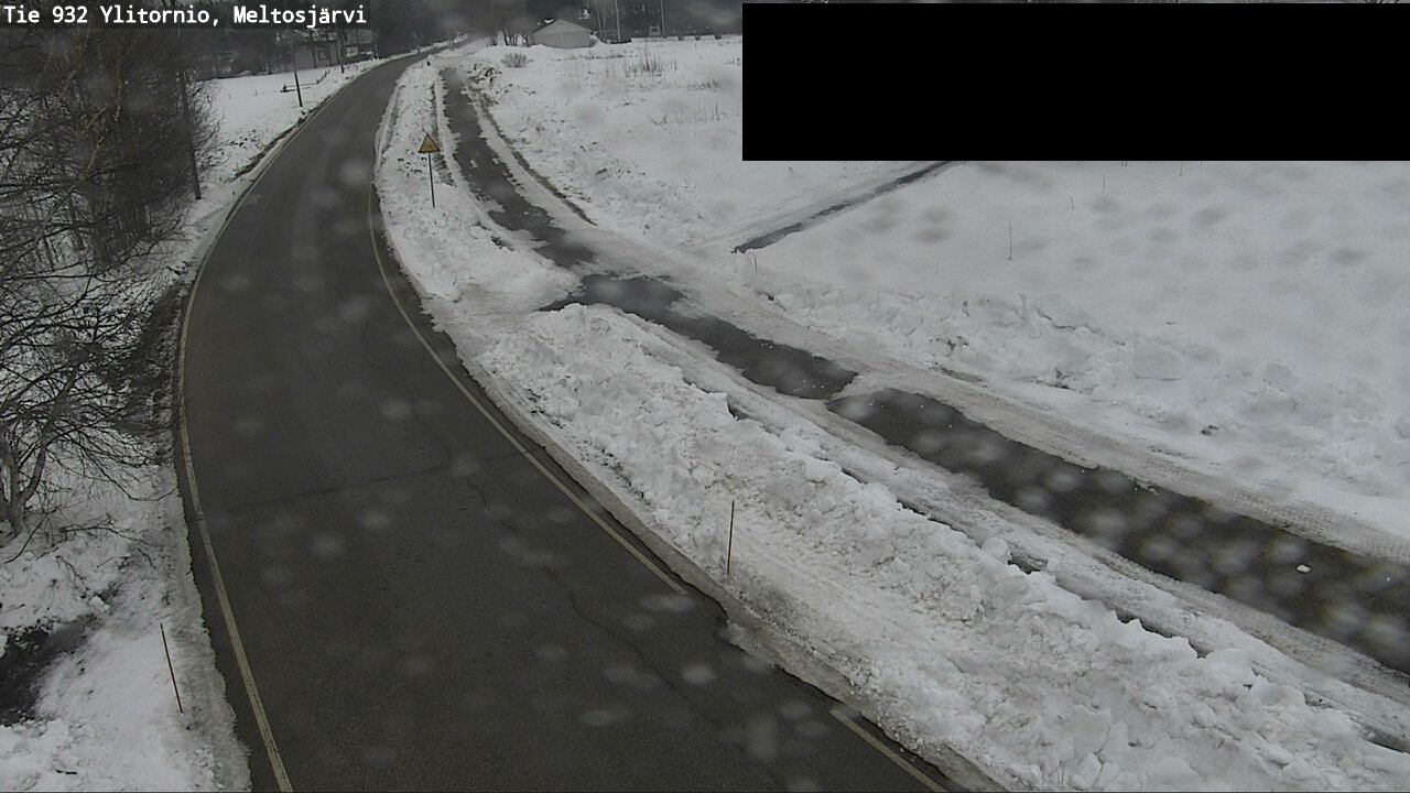 Weather Camera Image Road 932 Ylitornio, Meltosjärv, Ylitornio, Lappi