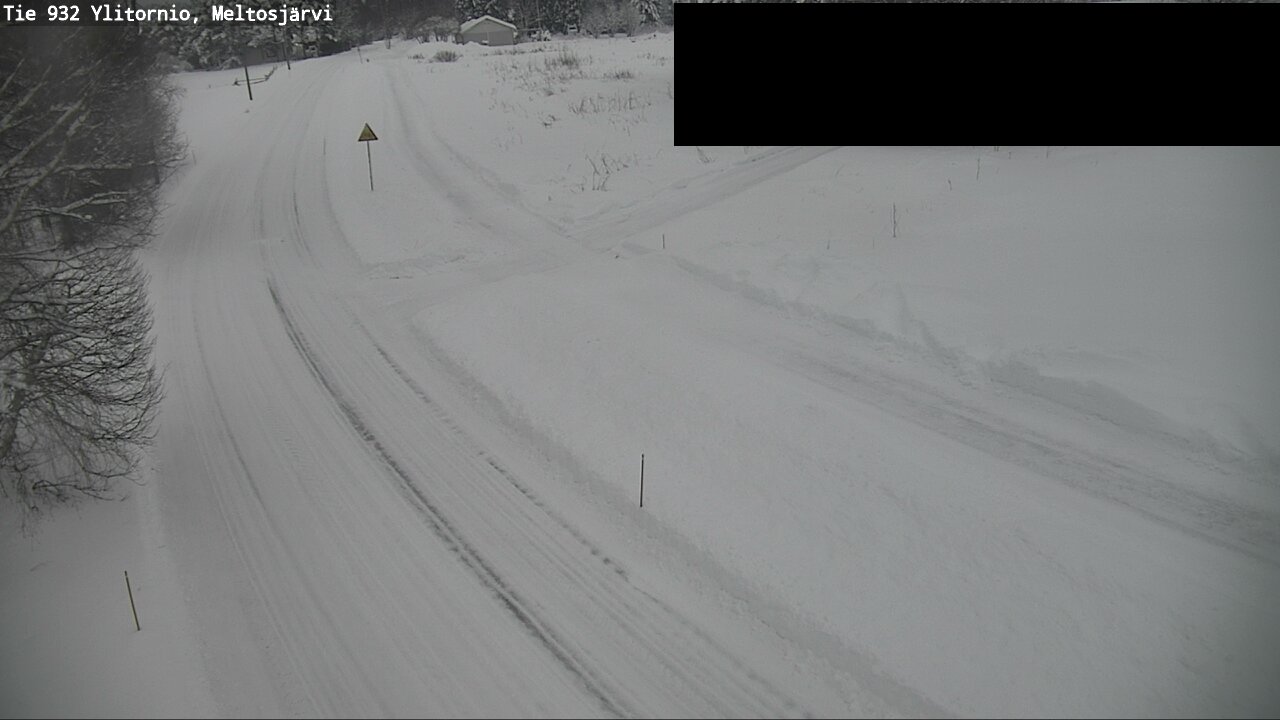 Weather Camera Image Väg 932 Övertorneå, Meltosjä, Ylitornio, Lappi