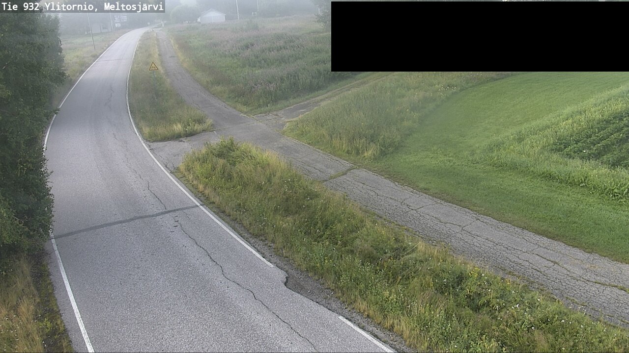 Weather Camera Image Väg 932 Övertorneå, Meltosjä, Ylitornio, Lappi