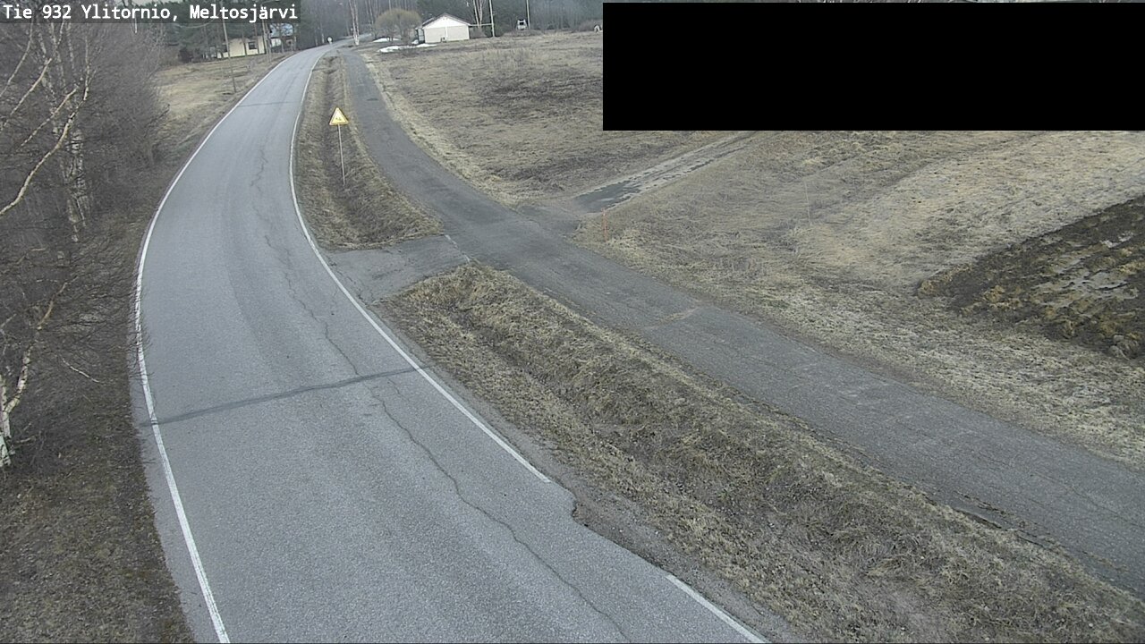 Weather Camera Image Väg 932 Övertorneå, Meltosjä, Ylitornio, Lappi