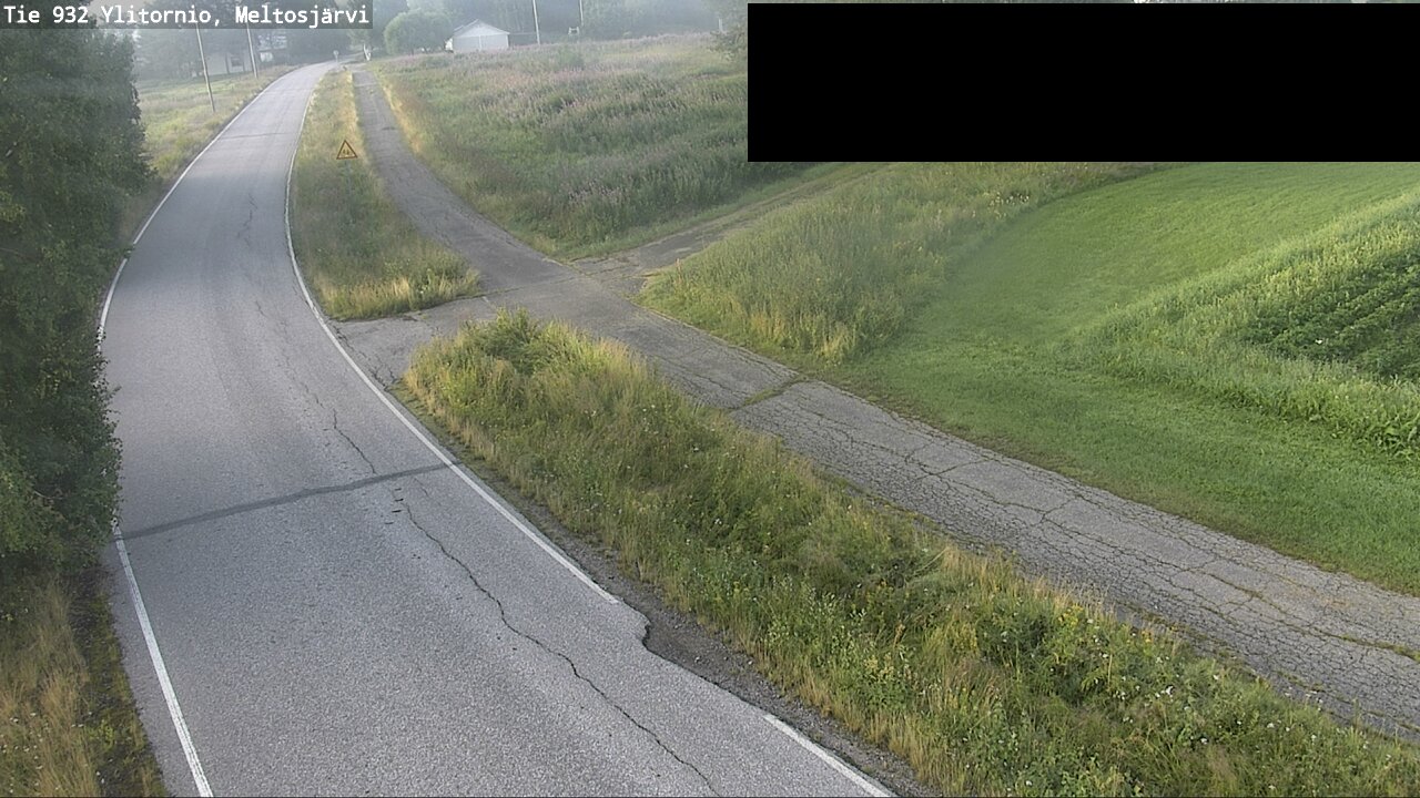 Weather Camera Image Väg 932 Övertorneå, Meltosjä, Ylitornio, Lappi