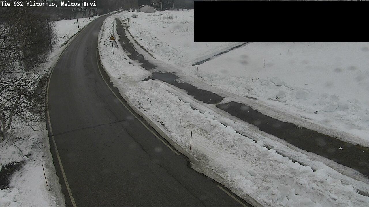 Weather Camera Image Road 932 Ylitornio, Meltosjärv, Ylitornio, Lappi
