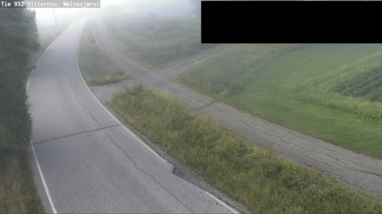 Weather Camera Image Road 932 Ylitornio, Meltosjärv, Ylitornio, Lappi