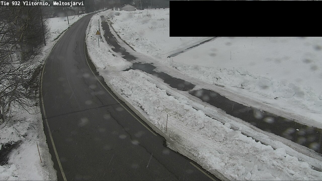 Weather Camera Image Road 932 Ylitornio, Meltosjärv, Ylitornio, Lappi