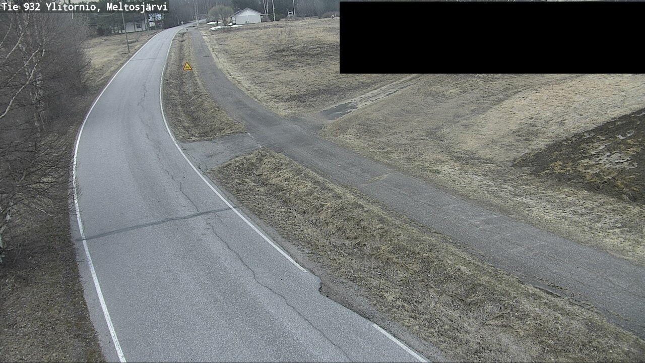 Weather Camera Image Väg 932 Övertorneå, Meltosjä, Ylitornio, Lappi