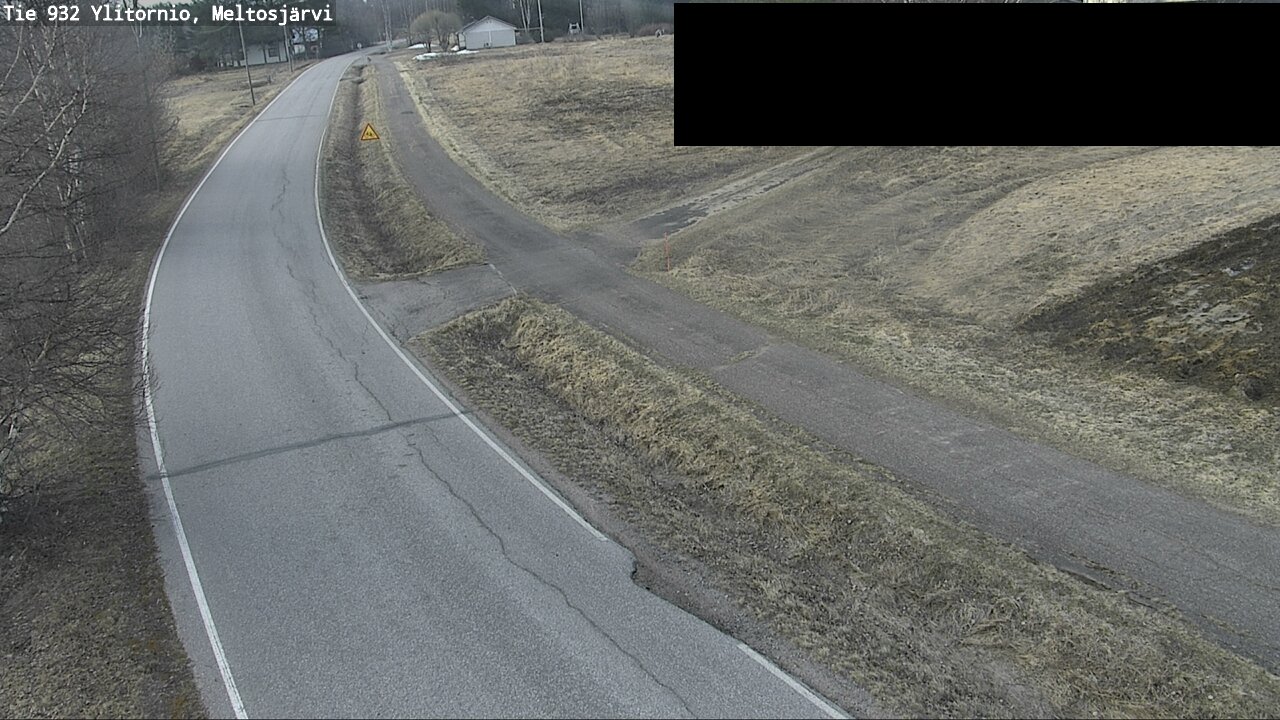 Weather Camera Image Väg 932 Övertorneå, Meltosjä, Ylitornio, Lappi