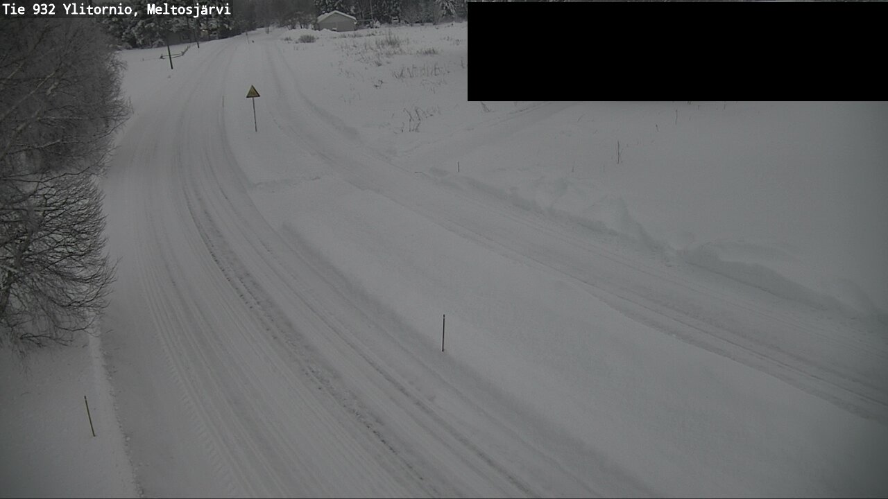Weather Camera Image Road 932 Ylitornio, Meltosjärv, Ylitornio, Lappi