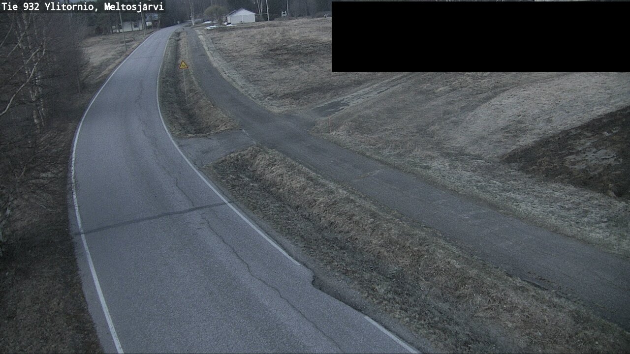 Weather Camera Image Road 932 Ylitornio, Meltosjärv, Ylitornio, Lappi
