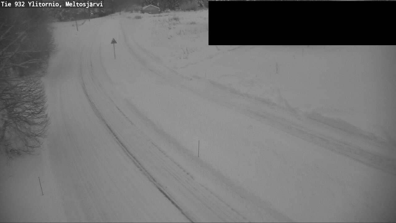 Weather Camera Image Väg 932 Övertorneå, Meltosjä, Ylitornio, Lappi