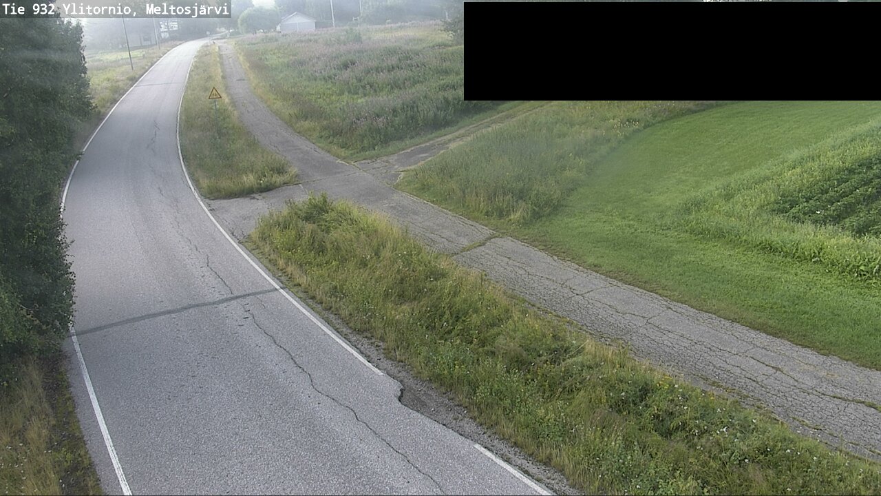 Weather Camera Image Väg 932 Övertorneå, Meltosjä, Ylitornio, Lappi