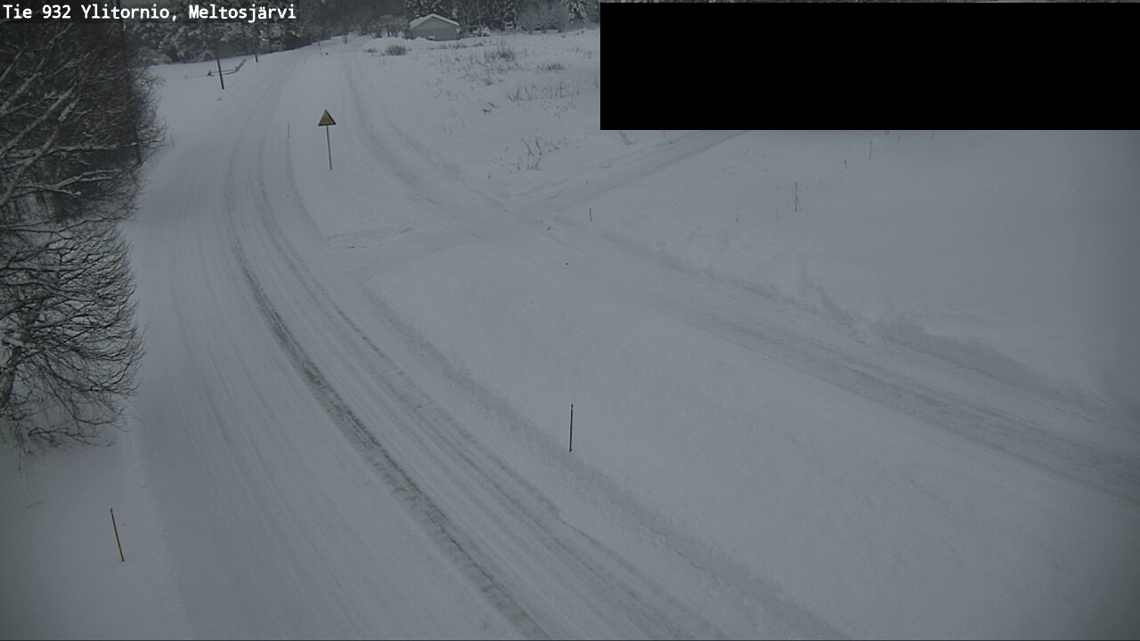 Weather Camera Image Väg 932 Övertorneå, Meltosjä, Ylitornio, Lappi