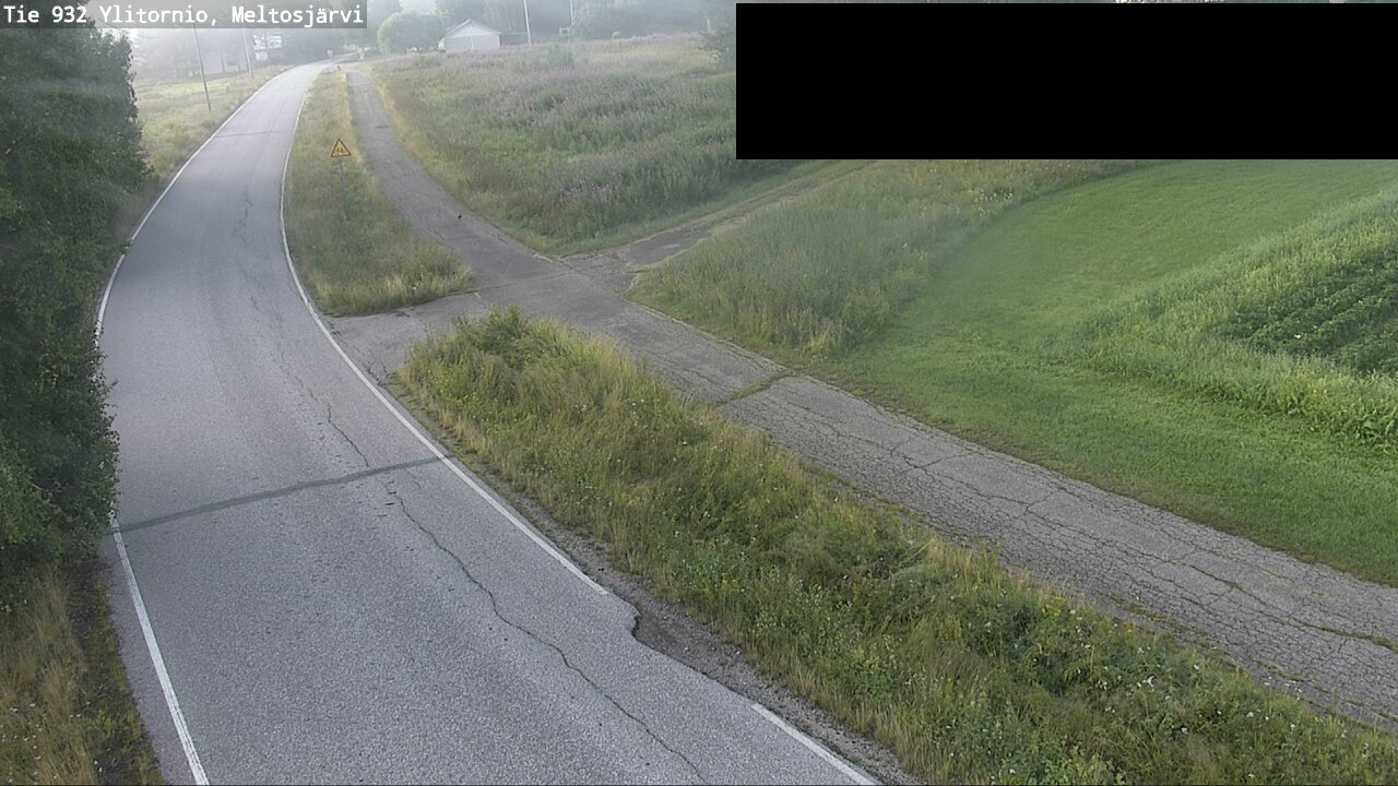 Weather Camera Image Väg 932 Övertorneå, Meltosjä, Ylitornio, Lappi