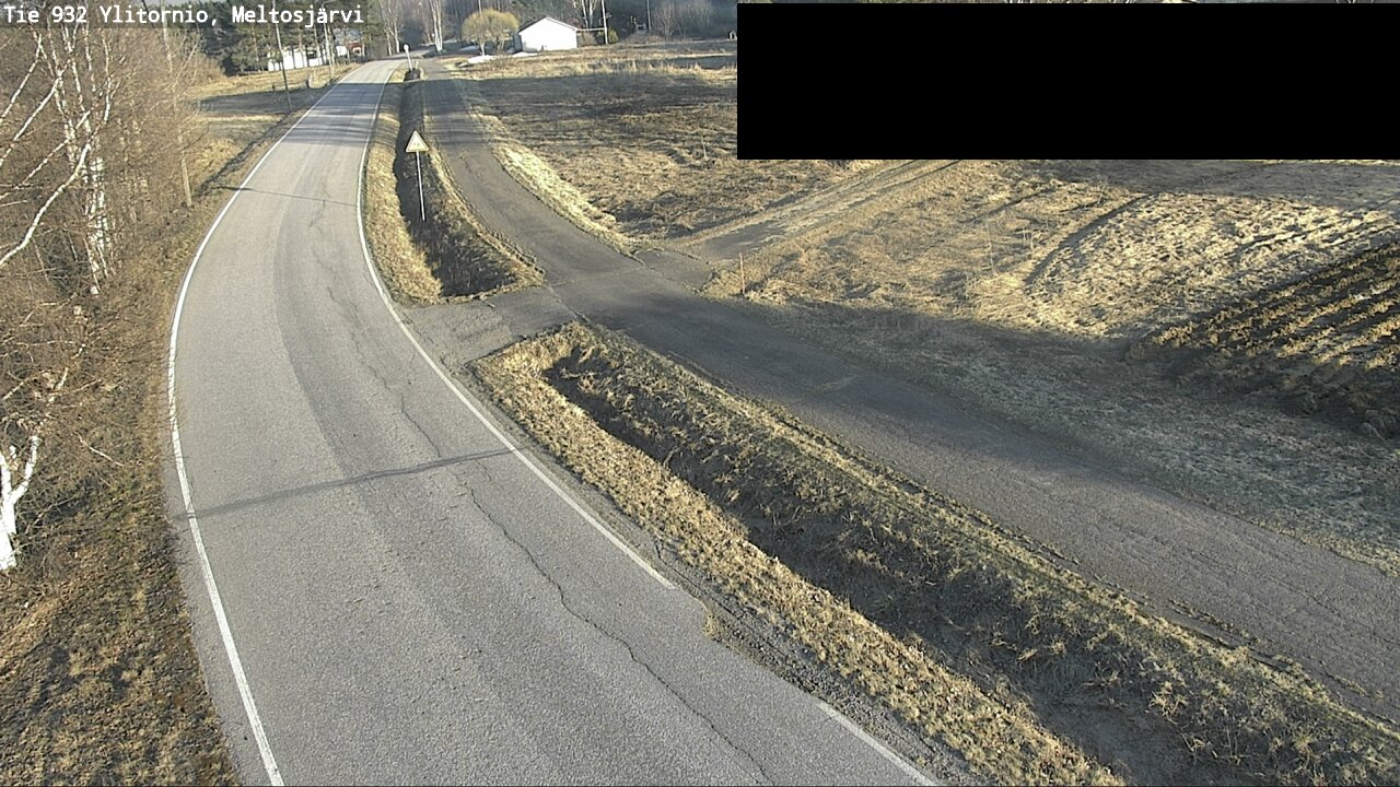 Weather Camera Image Väg 932 Övertorneå, Meltosjä, Ylitornio, Lappi
