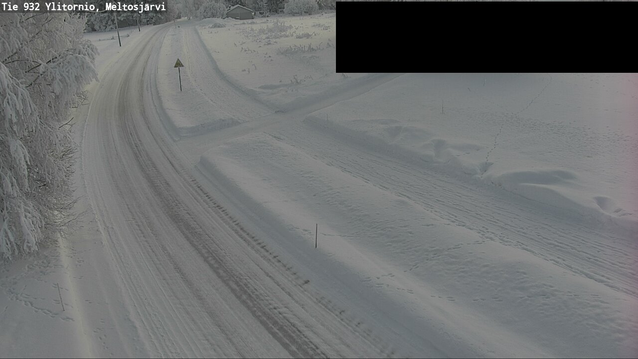 Weather Camera Image Road 932 Ylitornio, Meltosjärv, Ylitornio, Lappi