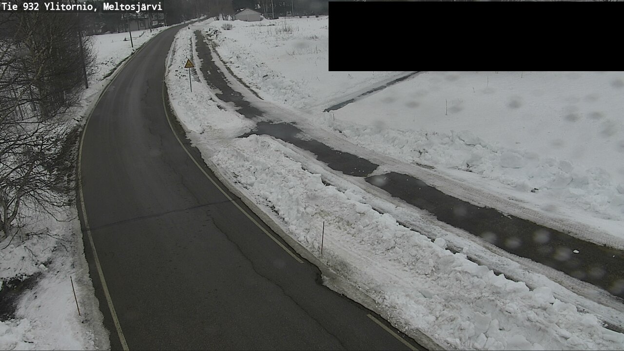 Weather Camera Image Road 932 Ylitornio, Meltosjärv, Ylitornio, Lappi
