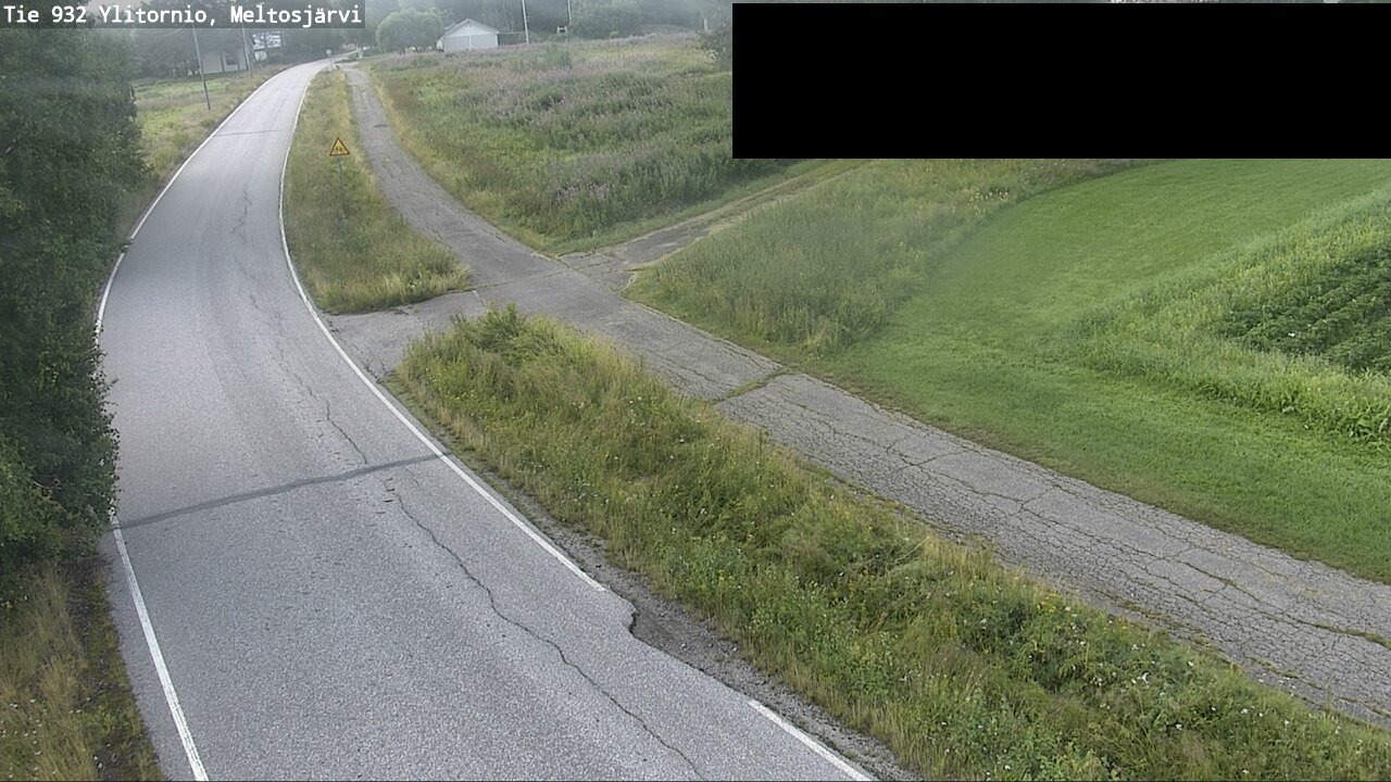 Weather Camera Image Väg 932 Övertorneå, Meltosjä, Ylitornio, Lappi