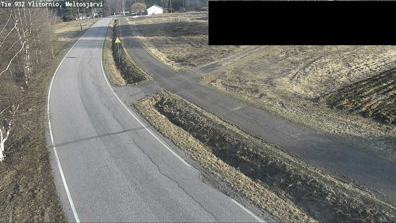 Weather Camera Image Road 932 Ylitornio, Meltosjärv, Ylitornio, Lappi