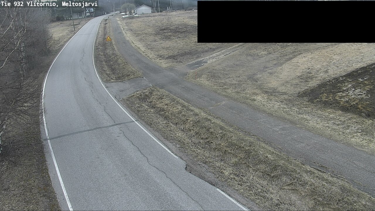 Weather Camera Image Väg 932 Övertorneå, Meltosjä, Ylitornio, Lappi