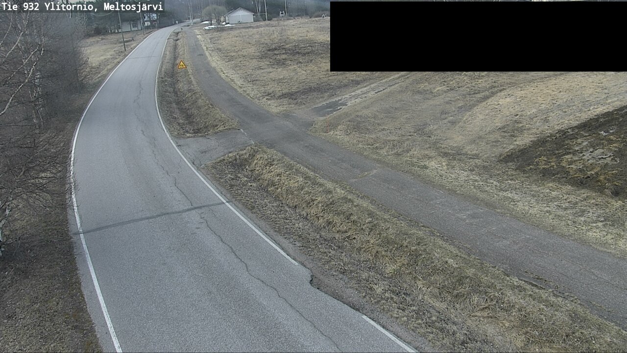Weather Camera Image Väg 932 Övertorneå, Meltosjä, Ylitornio, Lappi