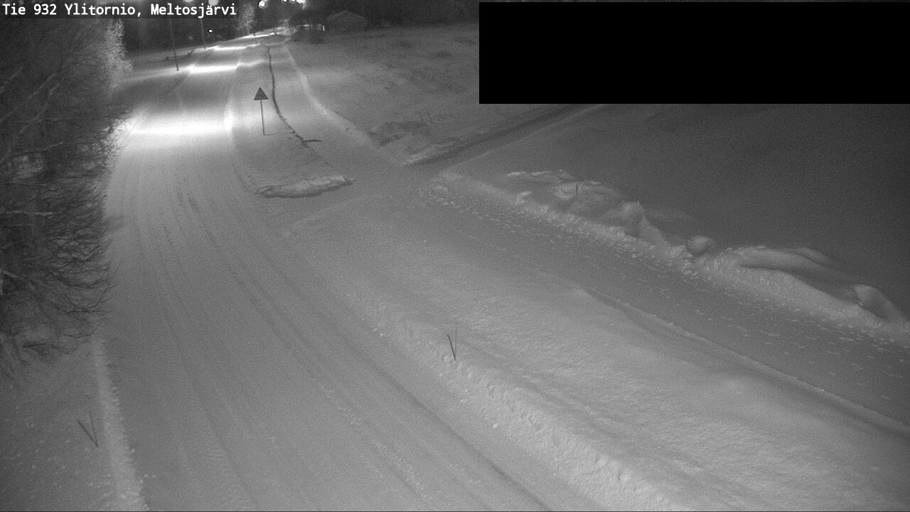 Weather Camera Image Road 932 Ylitornio, Meltosjärv, Ylitornio, Lappi