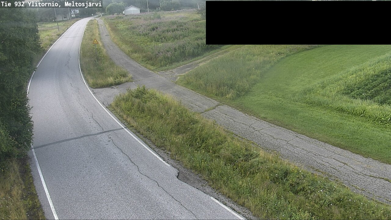 Weather Camera Image Väg 932 Övertorneå, Meltosjä, Ylitornio, Lappi